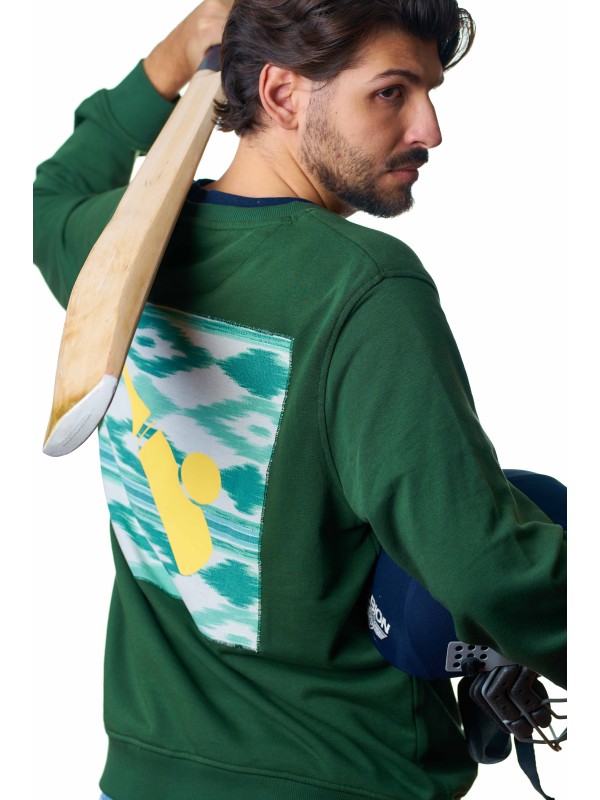 Sudadera Ikat - Green