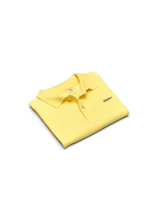 Polo Casual Infantil - Amarillo