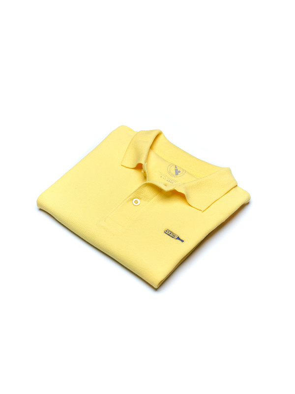 Polo Casual Infantil - Amarillo